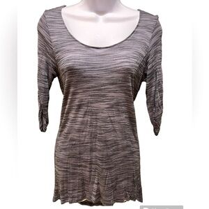 Olivia Moon Tunic Length 3/4 sleeve Top